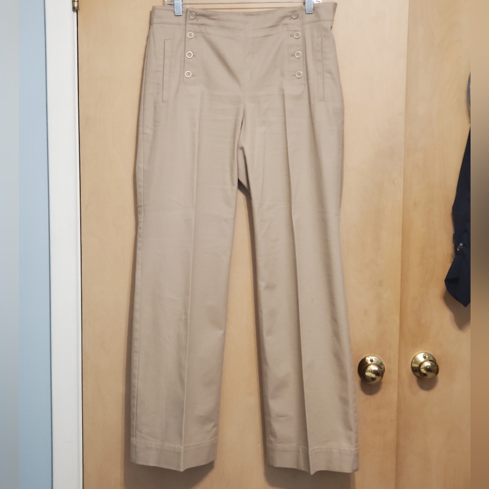 Talbots Heritage  sailor slacks 10